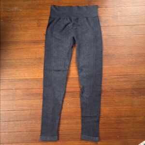 Aeropostale Blue Leggings with Soft Knit Texture